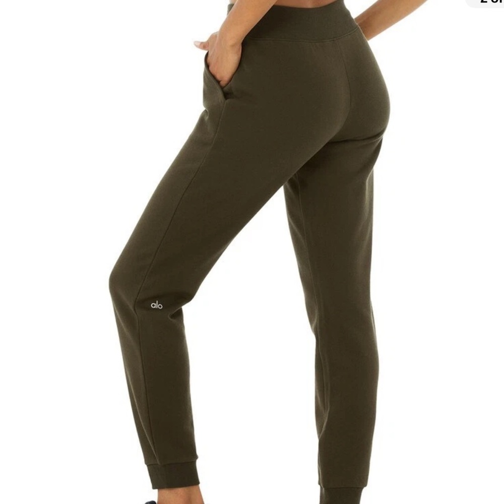 ALO Slick Zip Front Joggers - Picture 7 of 7
